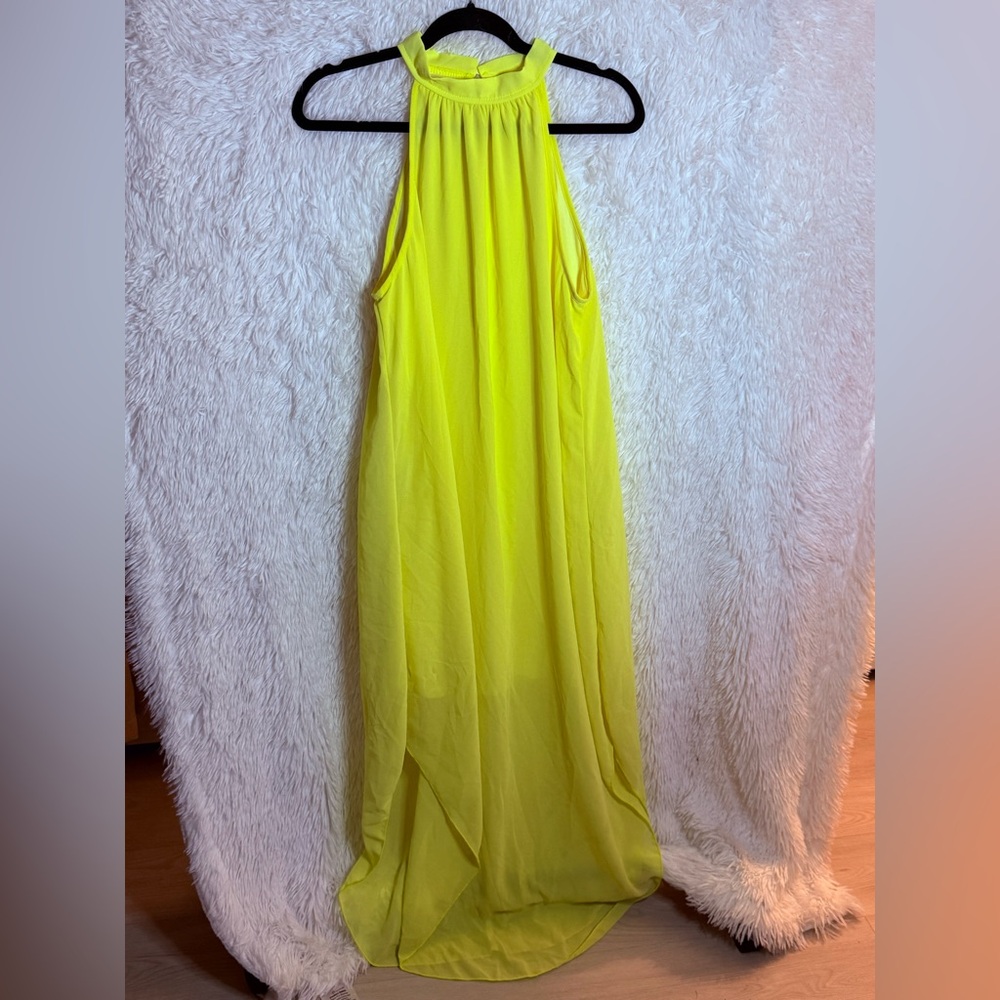 Bright Yellow Maxi Dress